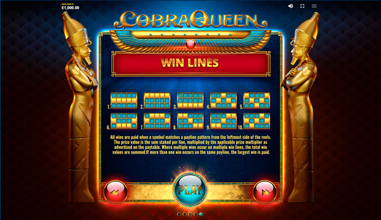 Технические характеристики игры Cobra Queen