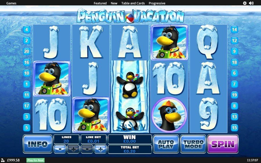 Технические характеристики игры Penguin Vacation