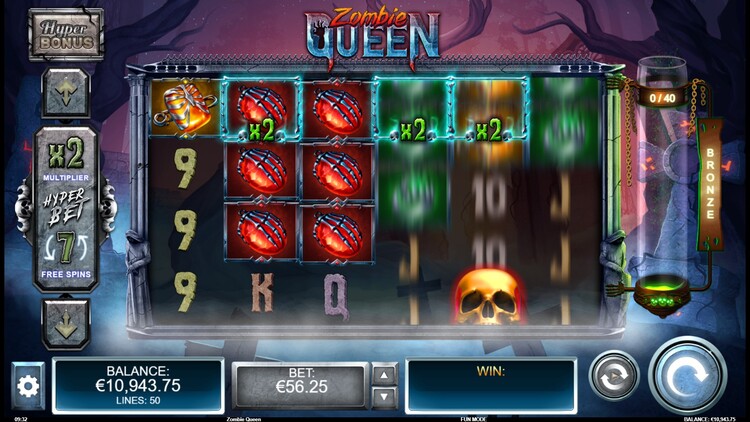 Встроенные бонусы и их особенности Zombie Queen