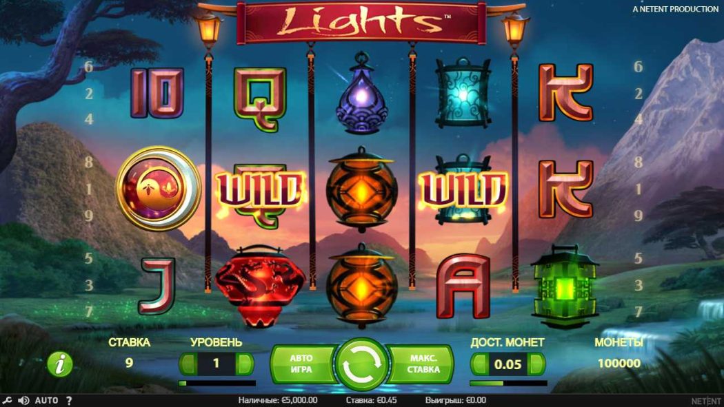 Технические характеристики игры Lights