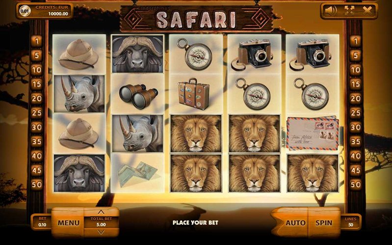 геймплей слота Safari